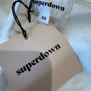 Superdown White Strapless Maxi Dress XS Side Slit Ryleigh Gown Revolve $88 NEW thumbnail 7