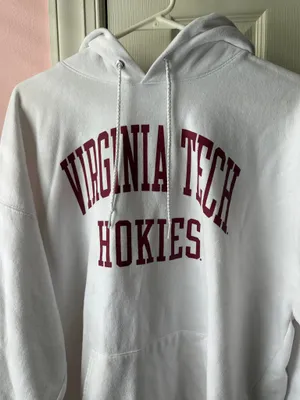 Virginia Tech Hoodie White Size XL thumbnail 2