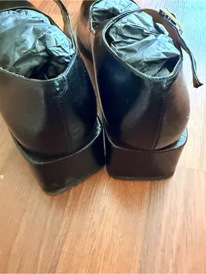 Mauve Black Mary Jane Heels thumbnail 4