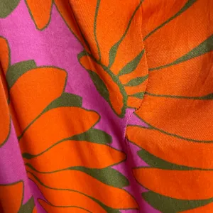 Farm Rio Copacabana Orange Printed One Shoulder Cut Out Maxi Dress Size Large thumbnail 16