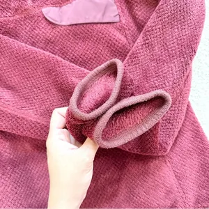Patagonia Re-Tool Burgundy Fuzzy Fleece 3/4 Snap-T Pullover Jacket Size XS thumbnail 10