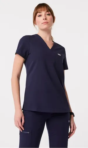 Figs Catarina One Pocket Scrub Top Navy Blue Size XL thumbnail 1