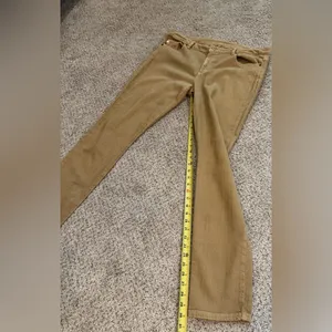 Michael Kors Khaki Stretch Twill Brown minimalist everyday denim Jeans Size 12 thumbnail 10