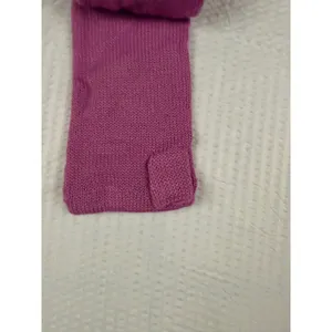 Nike Knit Gauntlet Purple Cable Knit Arm Warmers Fingerless Gloves One Size NWT thumbnail 3