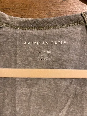 American Eagle Outfitters Light Camouflage V Neck T Shirt thumbnail 3