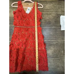 MICHAEL Michael Kors Floral‎ Appliqué Lace Dress 3D Party Cocktail Coquette Twee thumbnail 10