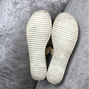 Universal Threads Beige 3 Textile Strap Platform Wedge Sandals 9.5 Espadrille thumbnail 13