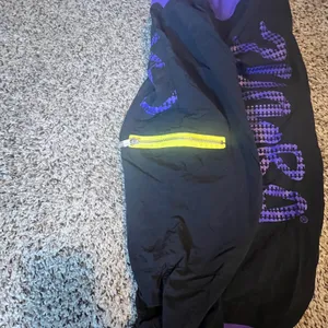 Zumba Fitness Womens Medium Cargo Jogger Pants Black Purple High Waist Dance M‎ thumbnail 3