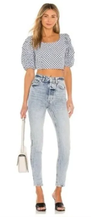 Free People x We The Free Zuri Mom Jean in Lived‎ Size 25 thumbnail 1