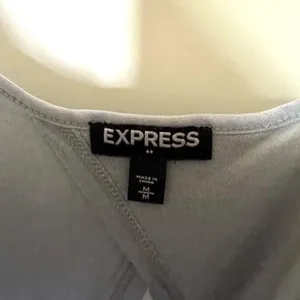 Express Gray Blue Scalloped Sequin Open Back Spaghetti Strap Cami Tank T… thumbnail 4