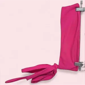 Shein Hot Pink Wrap Side Tie Bikini Top Small thumbnail 2