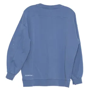 Lululemon Perfectly Oversized Crew Sweatshirt Athleisure Blue Water Drop 8 Cozy thumbnail 3