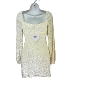 Princess Polly Don't Be Salty Mini Dress White Leopard Burnout Corset US 2 NEW thumbnail 3