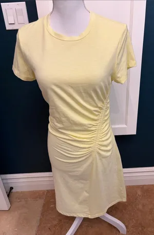 Universal Thread yellow tee shirt dress thumbnail 1