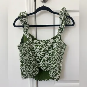 Abercrombie & Fitch Green Leaf Poplin thumbnail 5
