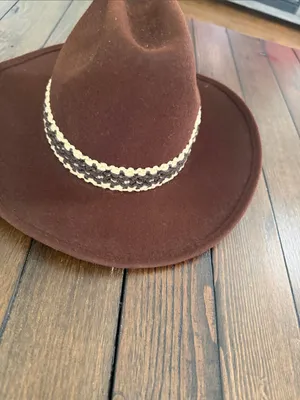 Bollman Brown Felt Western Cowboy Hat Size 7 1/2 thumbnail 7