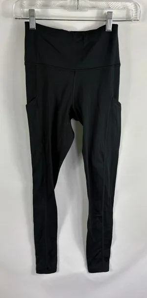 Aerie Chill Play Move Black Pocket Leggings Size Small thumbnail 1