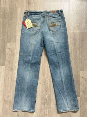 Seven7 Jeans Womens 16 Blue Denim Bootcut High Rise Whiskered Outdoors thumbnail 9