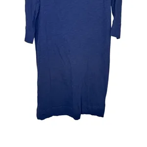 Lilly Pulitzer‎ Women's Dress Shirt Crew Neck 3/4 Sleeves Pima Cotton Blue Small thumbnail 4