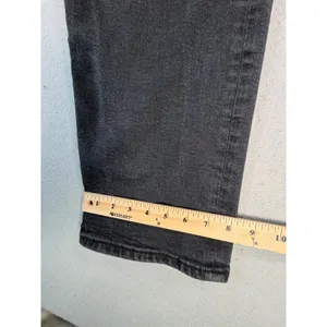 Levis Ribcage Straight Ankle Jeans Womens 28 Faded Black High Rise Button Fly thumbnail 10