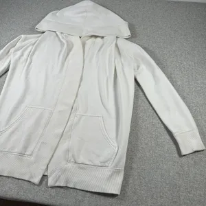 Polo‎ Ralph Lauren Womens Small Cardigan White Long Sleeve Open Front Collared thumbnail 14