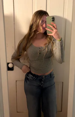 wild fable long sleeve ribbed shirt thumbnail 1