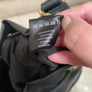 BCBG Paris‎ fringe bucket bag black vegan drawstring shoulder convertible NEW thumbnail 11