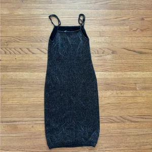Urban outfitters shimmer black dress thumbnail 3