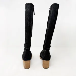 [Blondo] Black Nicola Waterproof Suede Leather Chunky Heel Boots Side Zip Sz 8.5 thumbnail 8