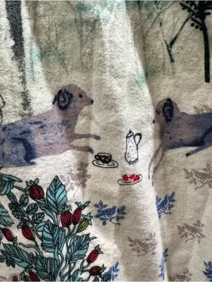 Anthropologie E by Eloise Woodland Animal Pajama Pants – Size XS thumbnail 7