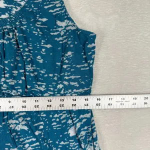 Motherhood Maternity Blue Abstract Print Empire Waist Tank Top Sleeveless Mens M thumbnail 4