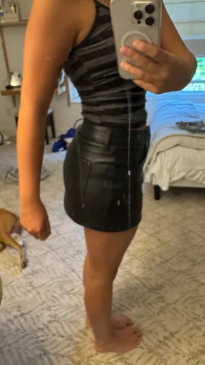 Hollister Leather Skirt thumbnail 2