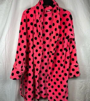 Pink Victoria’s Secret Polka Dot Robe SZ:XS/S thumbnail 2