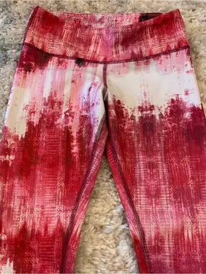 #46 ALO Yoga Pink Airbrush Dessert Sunset Leggings Size S thumbnail 3