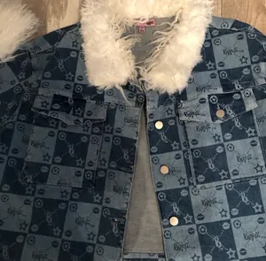 Dolls kill Bratz denim & faux fur jacket thumbnail 6