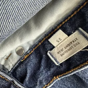 Madewell The Longline Straight Jean Mckinney Wash Dark Blue Rigid US 25 thumbnail 11