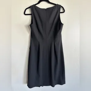 Theory Risbana New Stretch Wool Sheath Dress Black size 6 thumbnail 13
