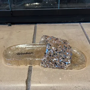 Weeboo Glitter Jelly Slides Size 7 thumbnail 5