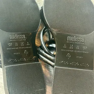 MELISSA SALINAS Women's Wave Sandals in Black thumbnail 5