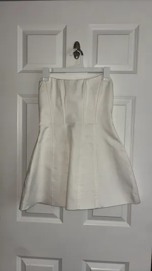 PLT white mini dress thumbnail 4
