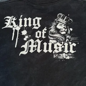 Vintage Bob Marley King Of Music Rasta Reggae Graphic Black Pro Tag T-shirt thumbnail 4
