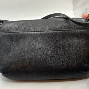 Coach Liv Pouch Crossbody Bag Black Pebbled Leather Small Purse thumbnail 5