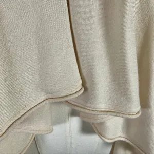 Ralph Lauren Womens‎ Drape Open Front Cardigan Sweater Knitwear Cream Luxury thumbnail 3