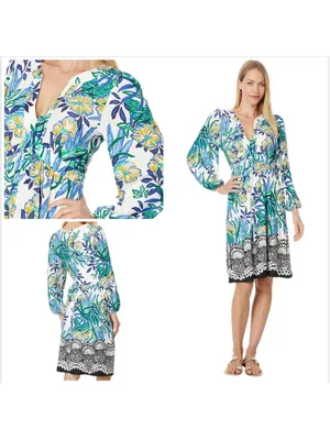 Lilly Pulitzer Wexlee Dress Size 10 in Golden Hour Glam thumbnail 2