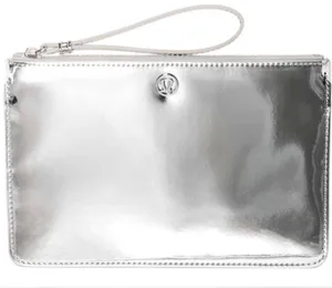 Lululemon Goody Bag Silver WRISTLET CLUTCH thumbnail 1