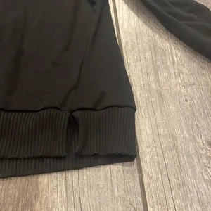 ALO Yoga Black Cowl Turtleneck Sweater Ribbed Knit thumbnail 3