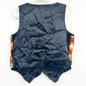 Basic Editions Womens Vintage 90s Halloween‎ Teacher Vest Size M Pumpkins Spooky thumbnail 5