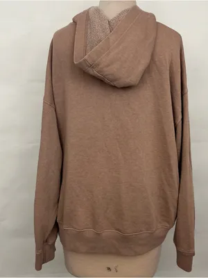 Victoria’s Secret PINK oversized brown hoodie tunic XL thumbnail 2