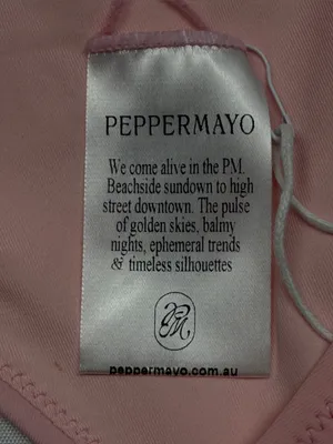 Peppermayo NWT Light Pink Kivara Low Rise Bikini Bottoms Size Small thumbnail 9