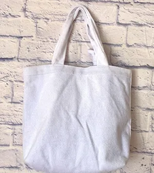 Stoney Clover Lane x Target white terry tote bag thumbnail 3